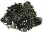 Lustrous Epidote Crystal Cluster - Pakistan #41570-1